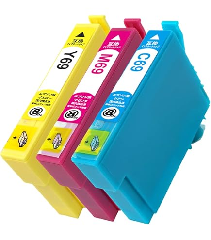 Amazon.co.jp: EPSON エプソン ICBK69L (ブラック)【2本セット(大容量